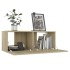 Set de muebles salón TV 4 pzas madera ingeniería roble