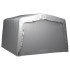 Carpa de almacenamiento acero gris 370x370