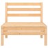 Juego de muebles de jardín 8 piezas madera maciza de