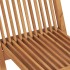 Juego de comedor para jardín 3 piezas madera maciza de