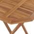 Juego de comedor para jardín 3 piezas madera maciza de