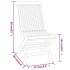 Juego de comedor para jardín 3 piezas madera maciza de