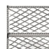 Enrejado y arriate 3 macetas ratán sintético gris 83x30x130