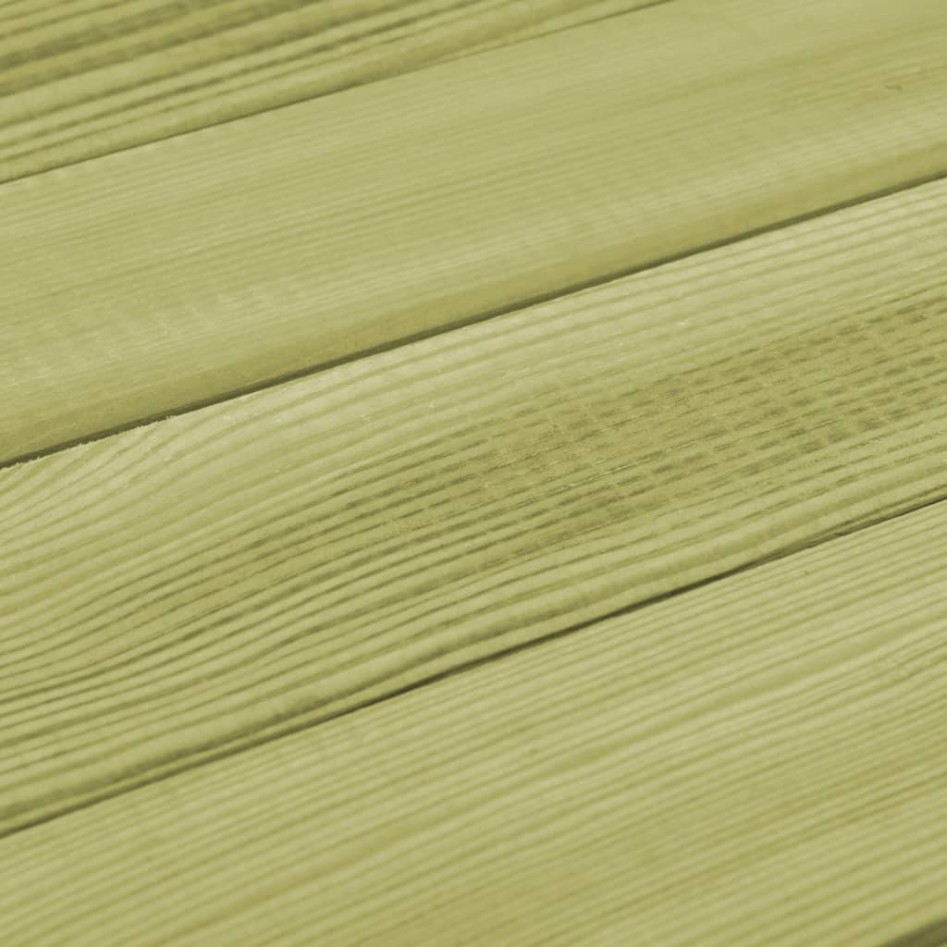 Mesa de pícnic y bancos niños madera pino impregnada