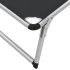 Tumbona plegable con techo aluminio y textileno