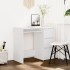 Escritorio de madera contrachapada blanco 90x45x76