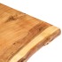 Superficie de mesa de madera maciza de acacia 100x(50-60)x3,8