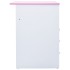 Escritorio infantil de dibujo inclinable rosa y