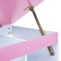 Escritorio infantil de dibujo inclinable rosa y