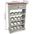 Botellero de madera maciza de caoba 55x23x85