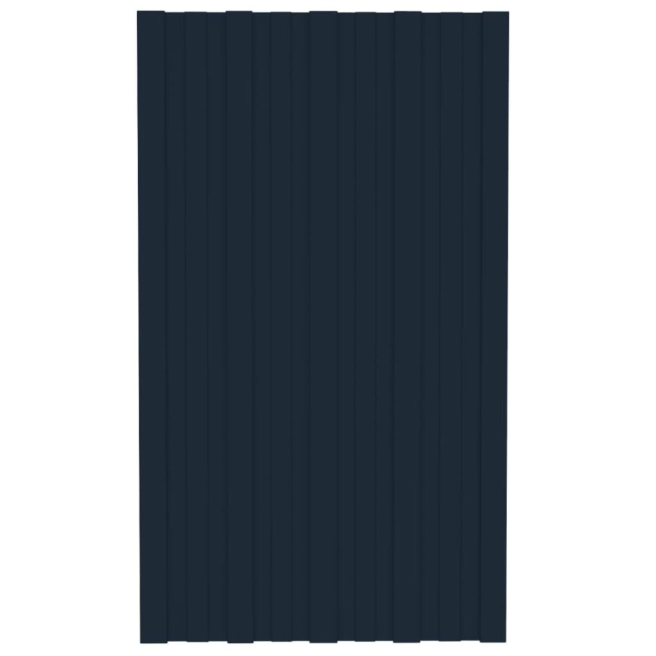 Panel para tejado acero galvanizado antracita 36 uds 80x45