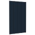 Panel para tejado acero galvanizado antracita 36 uds 80x45