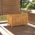 Caja de almacenaje de jardín bambú 90x52x55