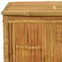 Caja de almacenaje de jardín bambú 90x52x55