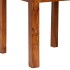 Sillas de comedor modernas 2 uds madera maciza acabado