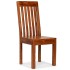 Sillas de comedor modernas 2 uds madera maciza acabado
