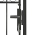 Puerta de jardín con arco superior 100x125 cm acero