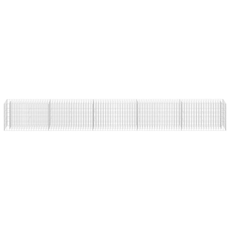 Arriate de gaviones de acero galvanizado 450x30x60