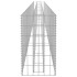 Arriate de gaviones de acero galvanizado 450x30x60