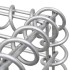 Arriate de gaviones de acero galvanizado 450x30x60