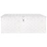 Caja de almacenaje de aluminio plateado 100x55x37
