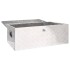 Caja de almacenaje de aluminio plateado 100x55x37