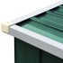 Casetilla para leña acero galvanizado verde 330x84x152