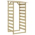 Pérgola con techo madera de pino impregnada 100x90x200