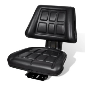 Asiento de tractor con respaldo