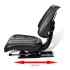 Asiento de tractor con respaldo