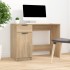 Escritorio madera contrachapada color roble Sonoma 100x50x75