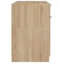 Escritorio madera contrachapada color roble Sonoma 100x50x75