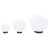 Juego de lámparas de bola LED 3 pzas esféricas 20/30/40 cm