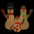 Familia de muñecos de nieve inflables con LED 360