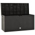 Caja de almacenaje para jardín gris antracita 114x47x60