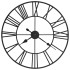 Reloj de pared vintage movimiento cuarzo metal 80 cm