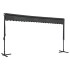 Toldo de pie independiente gris antracita 500x300