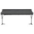 Toldo de pie independiente gris antracita 500x300
