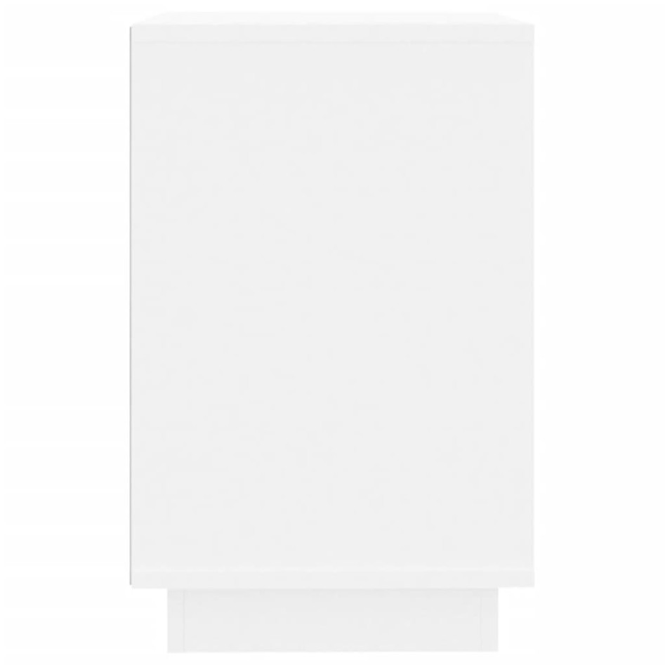 Aparador de madera contrachapada blanco 102x35x60