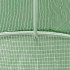 Invernadero con estructura de acero verde 4 m² 2x2x2