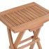 Taburetes plegables de cocina 2 unidades madera de teca