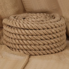 Cuerda de yute 25 m de longitud y 36 mm de