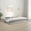 Estructura de cama sin colchón madera maciza de pino 200x200 cm