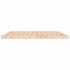 Estructura de cama sin colchón madera maciza de pino 200x200