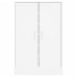 Mueble zapatero de madera contrachapada blanco 60x35x92