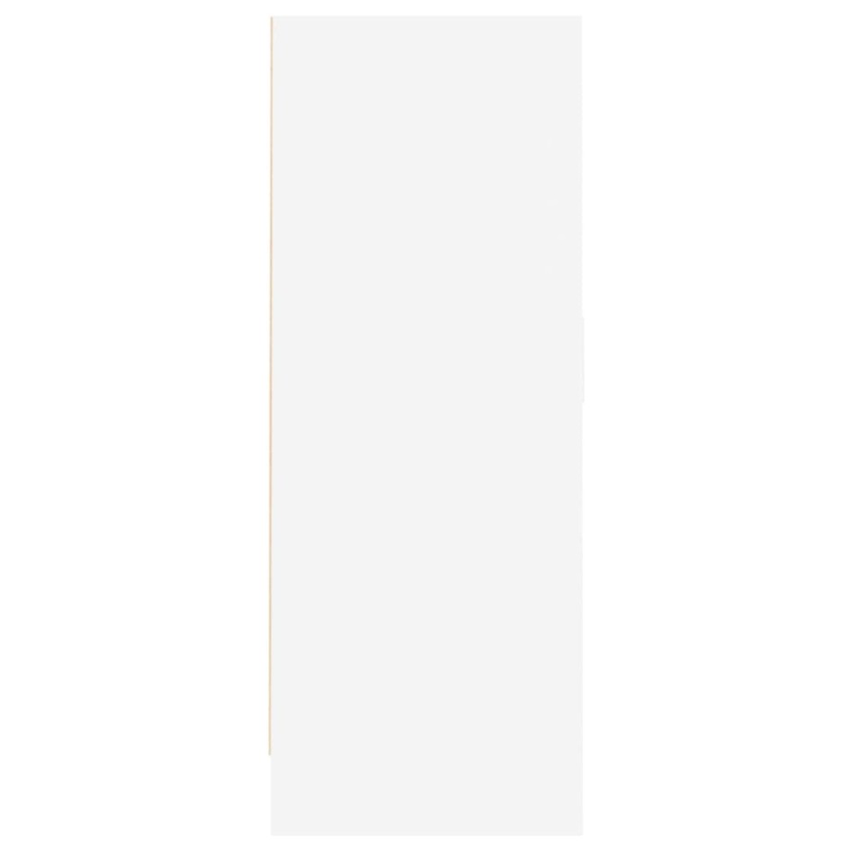 Mueble zapatero de madera contrachapada blanco 60x35x92