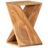 Mesa auxiliar madera maciza de acacia 35x35x55