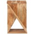 Mesa auxiliar madera maciza de acacia 35x35x55