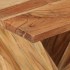 Mesa auxiliar madera maciza de acacia 35x35x55