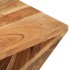 Mesa auxiliar madera maciza de acacia 35x35x55